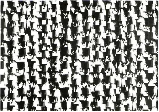 《拱》（Arches），1967年，  明膠銀鹽印相工藝，雷·K.梅茨克